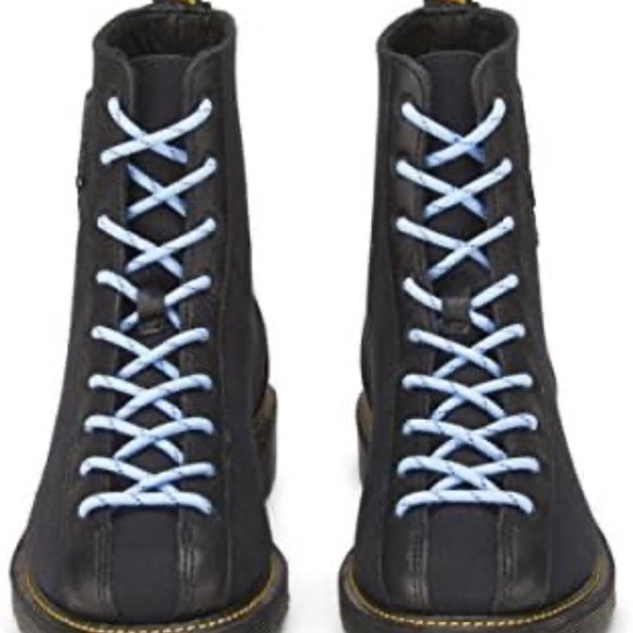 Dr. Martens AGGY Agyness Deyn Women's LTT Leather Boots - Black - Picture 12 of 16